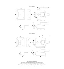 Replacement Nightlatch Door Lock