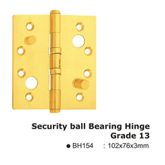 Security ball bearing hinge Grade 13