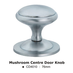 Mushroom Centre Door Knob -76mm