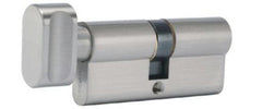 High Security Two Line 10 Pin - Key and Turn Brass Cylinder -80mm