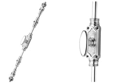 Oval Knob Espagnolette Bolt or Cremone Bolt -Upto 9'