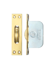 Brass Ball Bearing Pulleys - 2 1/4" Square Forend