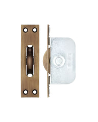 Brass Ball Bearing Pulleys - 2 1/4" Square Forend