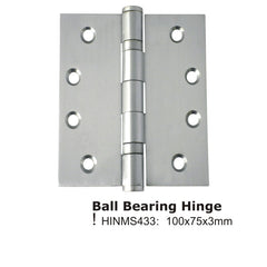 Ball Bearing Iron Hinge -100x75x3mm