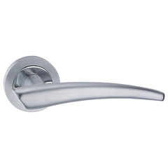 Lever on Rose with smooth end 127mm × 51mm