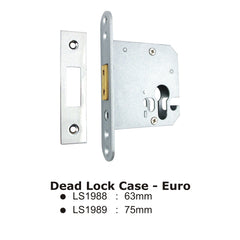 Euro Profile Deadlock Case - 63mm - Stainless Steel