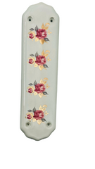 Rose & Gold Porcelain Finger Plate 275mm x 76mm