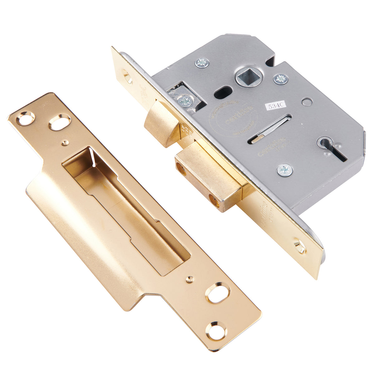 ERA Viscount 5 Lever Mortice Sashlock - Brass Effect