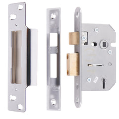 ERA Viscount 5 Lever Mortice Sashlock - Chrome Finish
