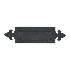 Fleurs De Lys Letter Plate -365x90mm