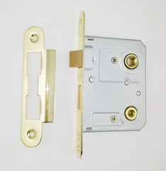 3'' Bathroom Lock with Round Forend ECONOMY