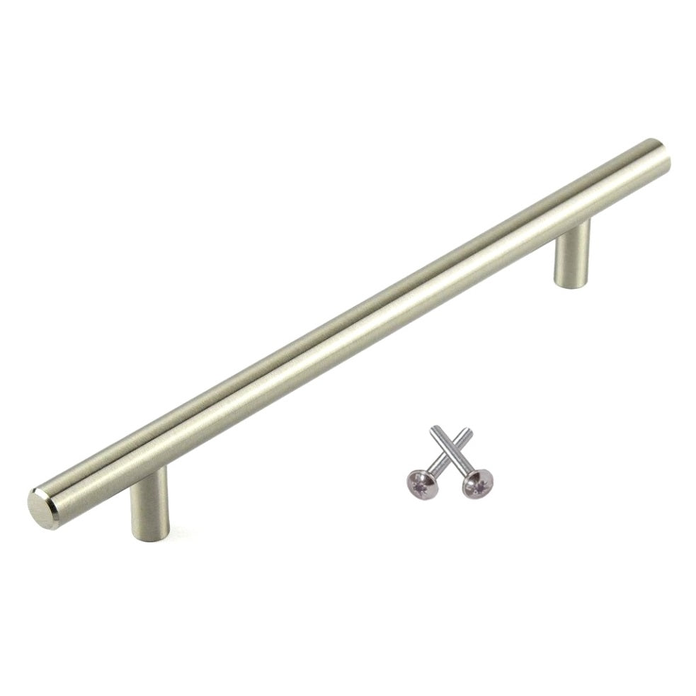 T Shape Cabinet Handle In Satin Stainless Steel Finish & Dimensions 12mm x 508mm x 448mm