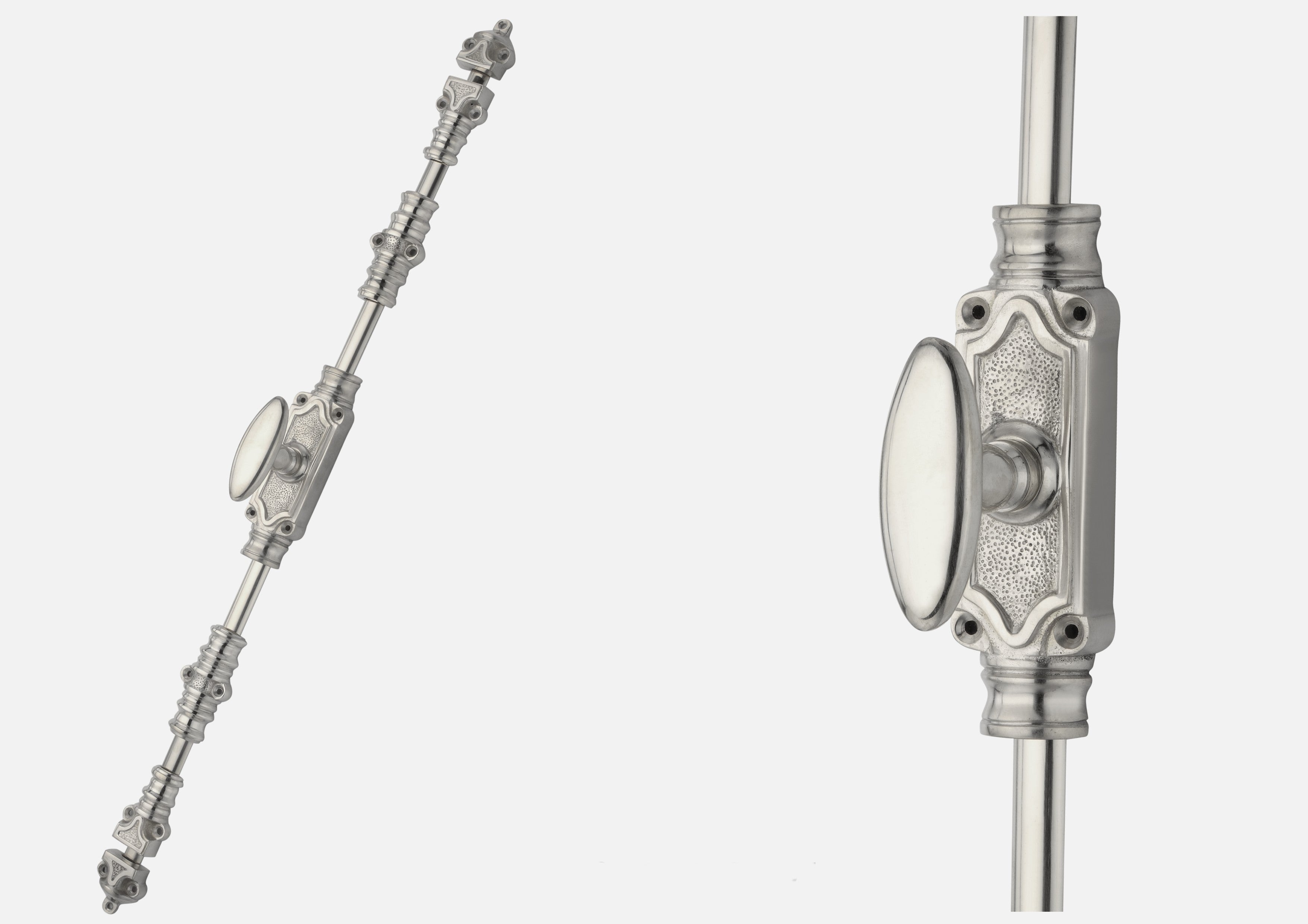 Oval Knob Espagnolette Bolt or Cremone Bolt -Upto 9'