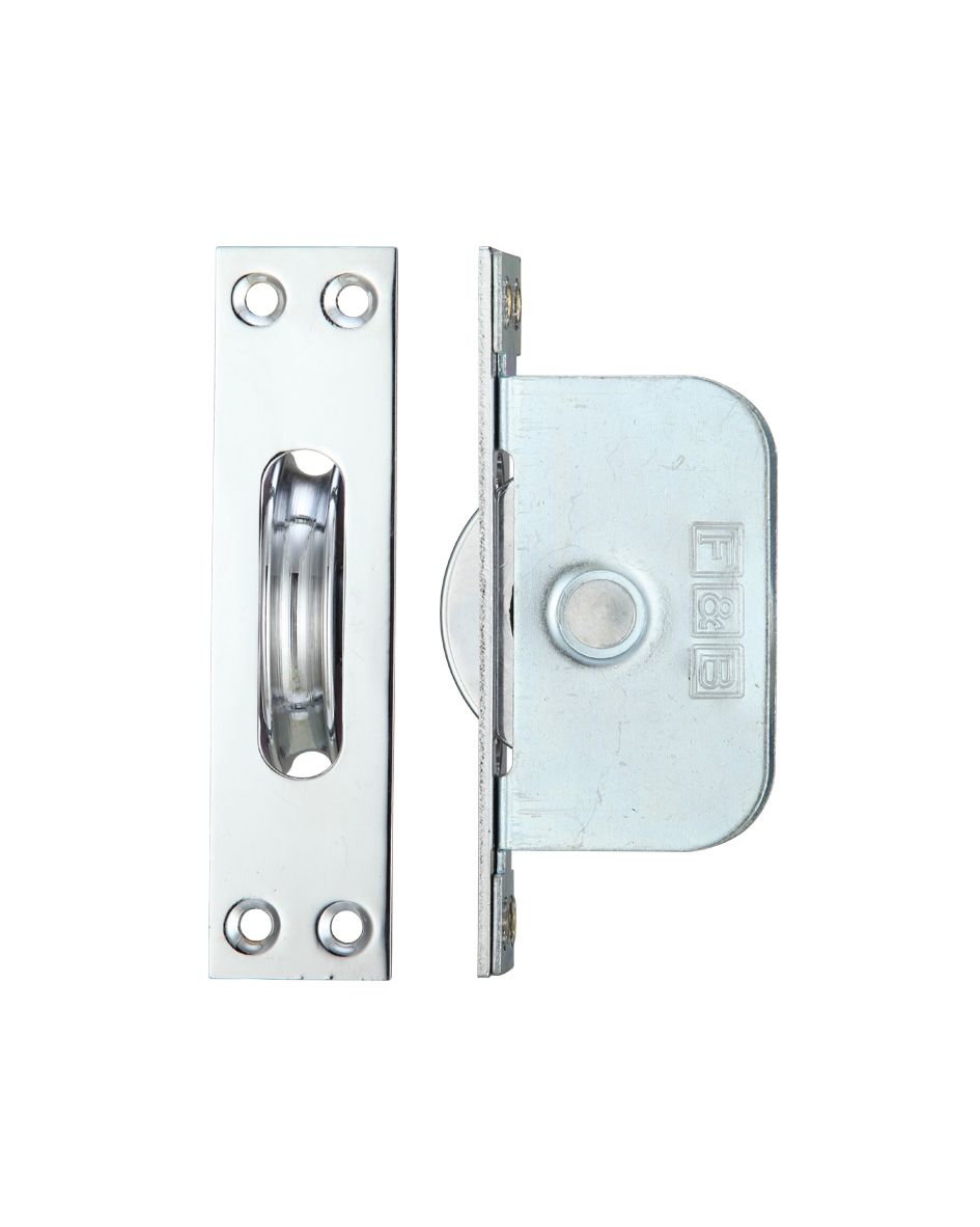 Brass Ball Bearing Pulleys - 2 1/4" Square Forend