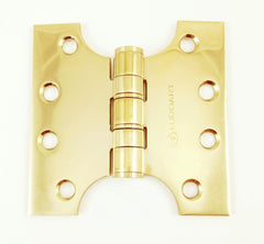Solid Brass Parliament Hinge-washered -100x100x3.5mm