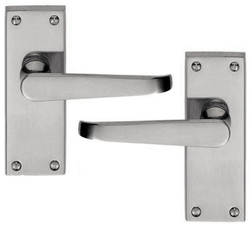 Lever on Back Plate Jovian -  Sort Lever Latch - Classic design 110mm x 40mm