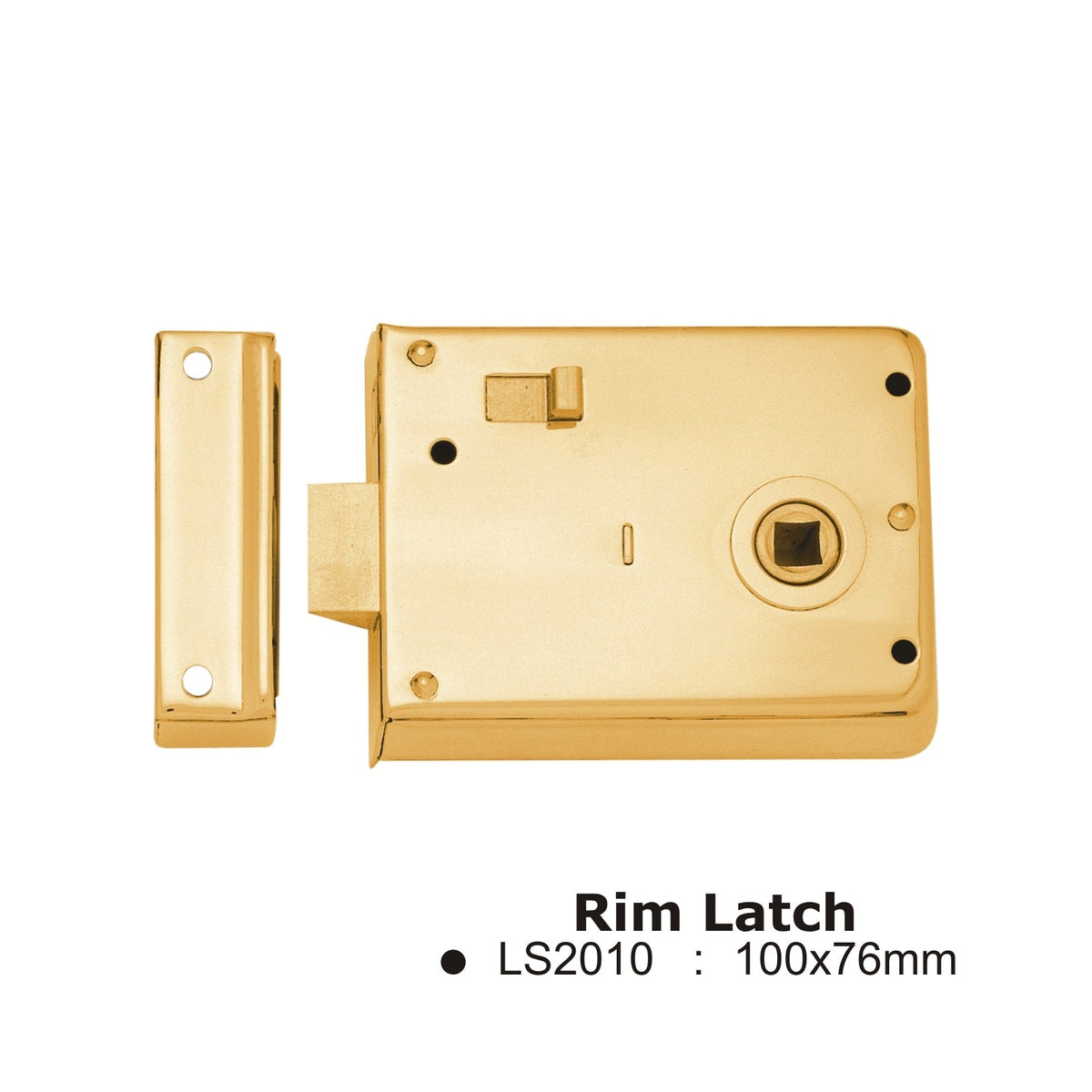 Rim Latch 100x76mm