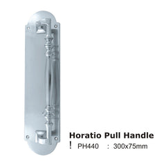Horatio Solid Brass Pull Handle - 300mm x 75mm