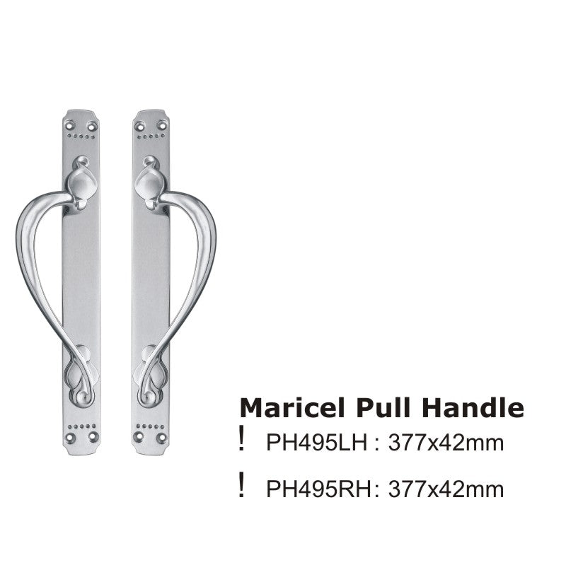 Maricel Pull Handle- Left Hand - 377mm x 42mm