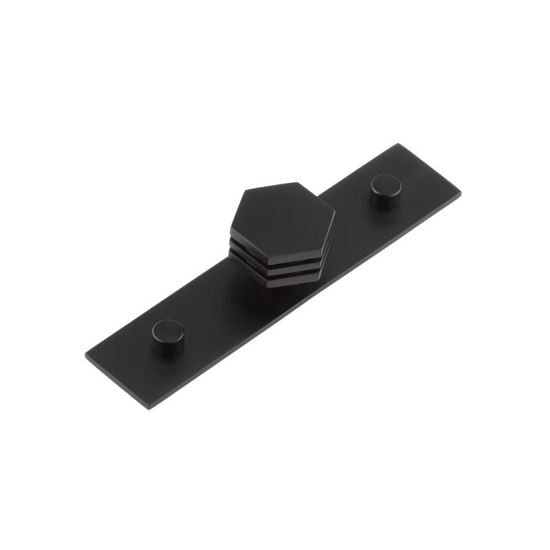Nile Cupboard Knobs 30mm Plain Matt  Black - Hoxton Kits