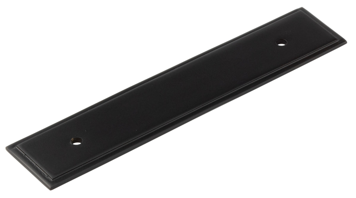 Hoxton Rushton Backplate for Cabinet Handles 140x30mm  Black - Hoxton Range