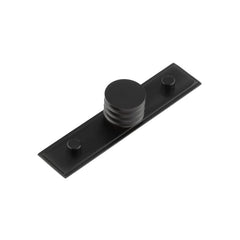 Sturt Cupboard Knobs 30mm Stepped Matt  Black - Hoxton Kits