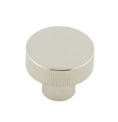 Thaxted Cupboard Knobs 30mm   Polished Nickel - Hoxton Range