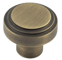 Cropley Cupboard Knobs 30mm Antique Brass - Hoxton Range