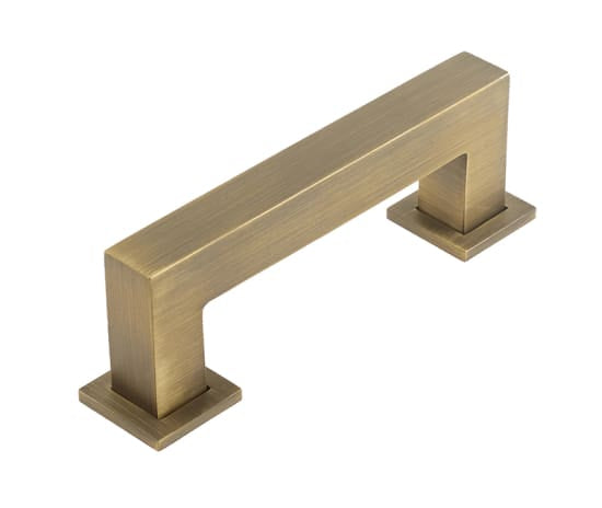 Burlington Trafalgar Square Cabinet Handles 96mm Antique Brass - Burlington Range