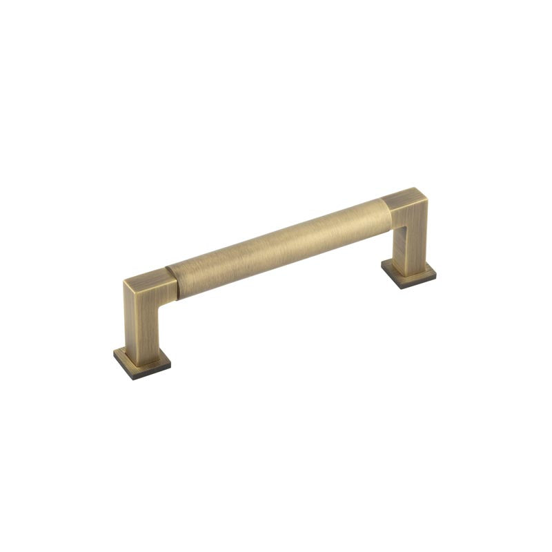 Burlington Westminster Round Cabinet Handles 128mm Antique Brass - Burlington Range