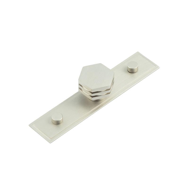 Nile Cupboard Knobs 30mm Stepped  Satin Nickel - Hoxton Kits
