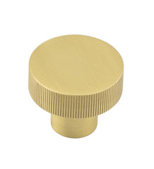 Thaxted Cupboard Knobs 30mm  Satin Brass - Hoxton Range