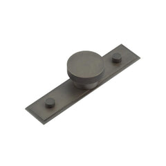 Thaxted Cupboard Knobs 40mm Stepped Backplate Dark Bronze - Hoxton Kits