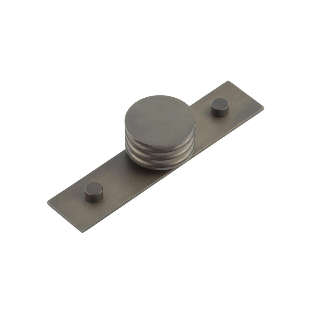 Sturt Cupboard Knobs 40mm Plain Dark Bronze - Hoxton Kits