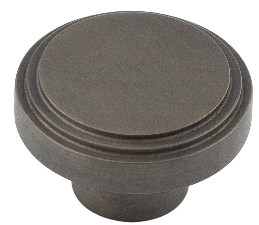 Cropley Cupboard Knobs 40mm Dark Bronze - Hoxton Range