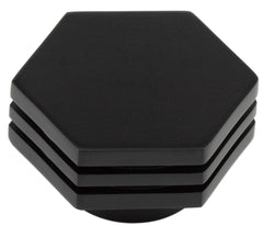 Nile Cupboard Knobs 40mm  Black - Hoxton Range