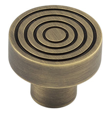 Murray Cupboard Knobs 30mm Antique Brass - Hoxton Range