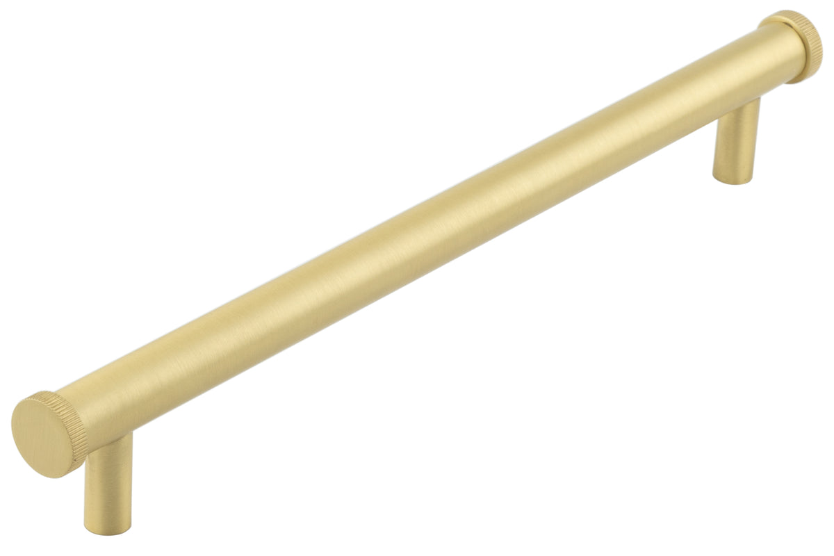Hoxton Thaxted Cabinet Handles 224mm Ctrs  Satin Brass - Hoxton Range