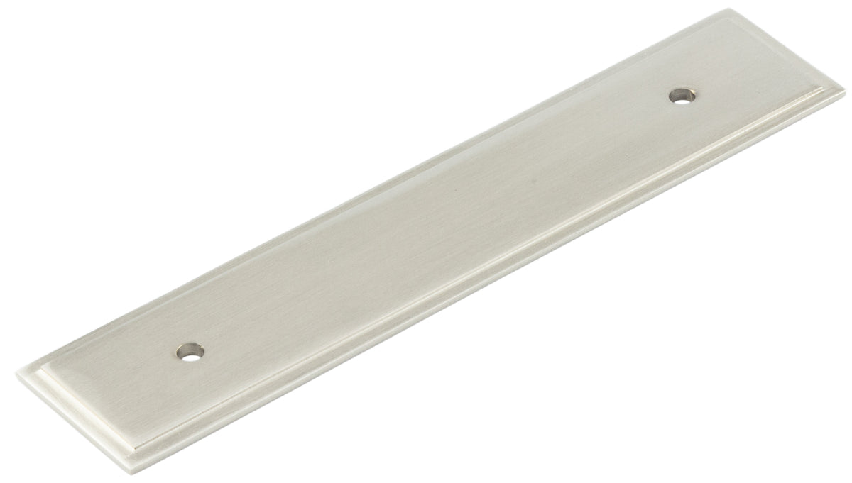 Hoxton Rushton Backplate for Cabinet Handles 140x30mm  Satin Nickel - Hoxton Range