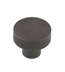 Thaxted Cupboard Knobs 30mm Dark Bronze - Hoxton Range