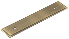 Hoxton Rushton Backplate for Cabinet Handles 140x30mm Antique Brass - Hoxton Range