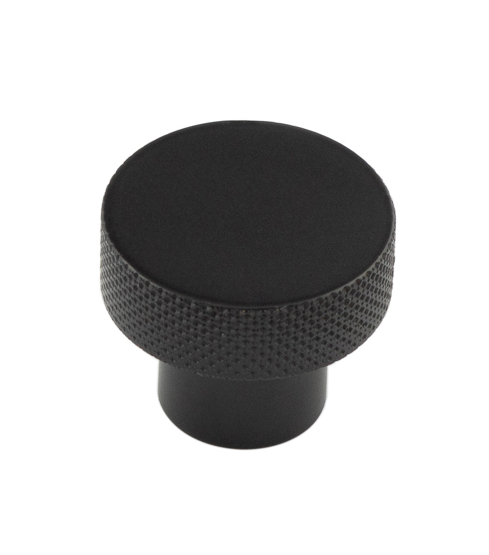 Wenlock Cupboard Knobs 30mm  Black - Hoxton Range