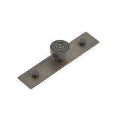 Murray Cupboard Knobs 30mm Plain Backplate Dark Bronze - Hoxton Kits