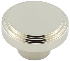 Cropley Cupboard Knobs 40mm   Polished Nickel - Hoxton Range