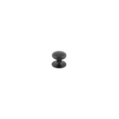 Jedo Traditional Cupboard Knobs 25mm  Black Nero Matt  - Black Range