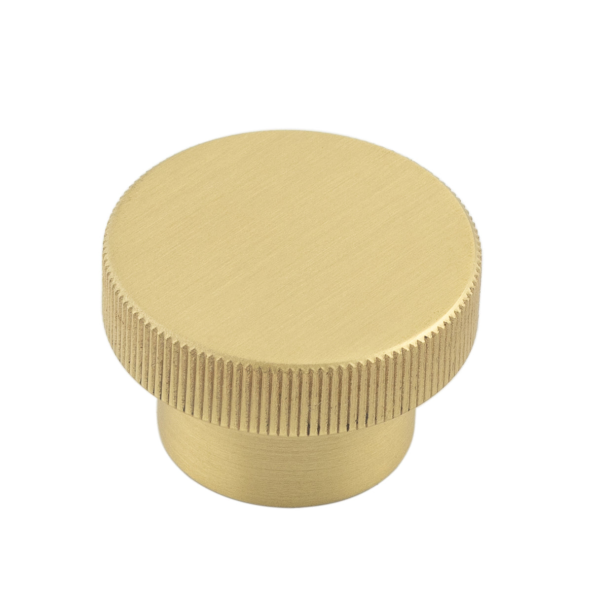 Thaxted Cupboard Knobs 40mm  Satin Brass - Hoxton Range