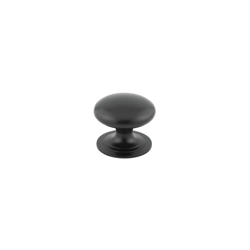Jedo Traditional Cupboard Knobs 50mm  Black Nero Matt  - Black Range