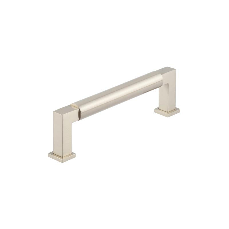 Burlington Westminster Round Cabinet Handles 128mm  Satin Nickel - Burlington Range