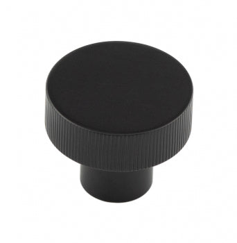 Thaxted Cupboard Knobs 30mm  Black - Hoxton Range