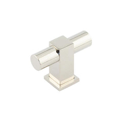Westminster T Bar Cupboard Knobs   Polished Nickel - Burlington Range